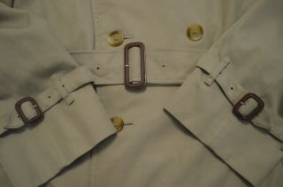 Vintage Burberrys Prorsum Trench Coat Beige Made in England Size Men ' s 52 6
