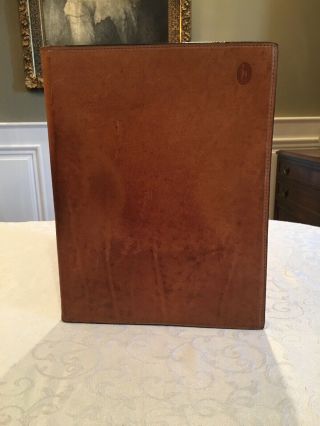 Hartmann Vintage Belting Leather Executive Writing Folio Typical Patina From Use