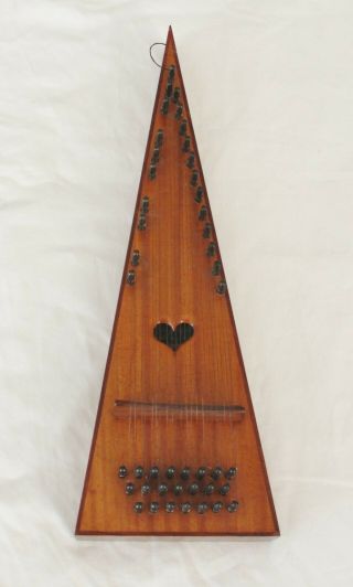 Bowed Psaltery - Vintage Hand - Crafted String Instrument - Solid Wood - W/bow