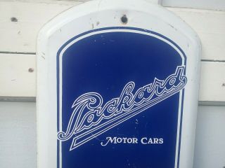 Vintage Packard Motor Car Tin Thermometer Sign 2