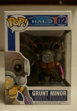 Funko Pop Halo Grunt Minor 02 Rare,  Vaulted,  Retired