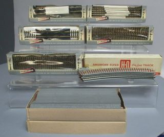 American Flyer Ho Scale Vintage Track Sections: 34707,  34631,  345629,  34632 [36,