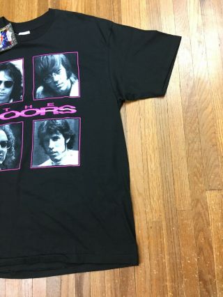 Vintage 90s The Doors T Shirt Sz L / XL Slim Fit Jim Morrison Graphic NOS 4