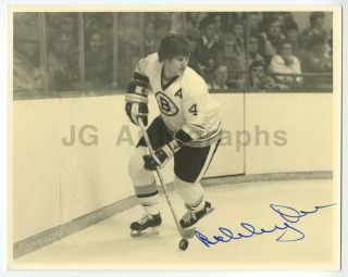 Bobby Orr - Boston Bruins,  Hall Of Famer - Autographed Vintage 8x10 Photograph