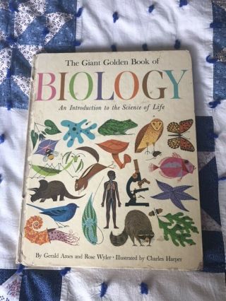 Giant Golden Book Of Biology Charles Harper Gerald Ames Rose Wyler Vintage