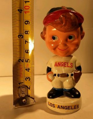 Vtg 1960s L.  A.  Angels Bobblehead Japan Ceramic w Box 7