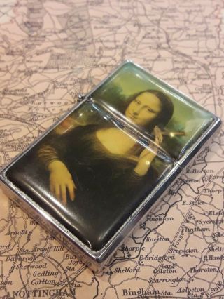 Rare Vintage Mona Lisa Lighter By Champ Company