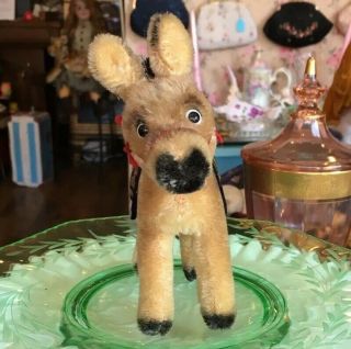 Rare 1957 Vintage Steiff Army Mule Donkey USA Special Edition 2