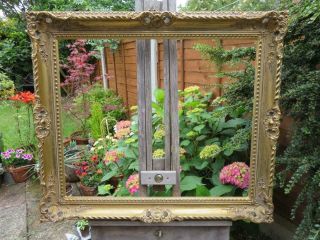 Vintage Old Picture Frame Gold Fits A 24 Inch X 20 " Painting