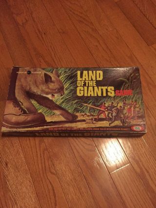 Vintage Land Of The Giants Boardgame By Ideal Toy Corp 1968 Very Rare