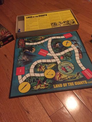 Vintage Land Of The Giants Boardgame By Ideal Toy Corp 1968 Very Rare 4