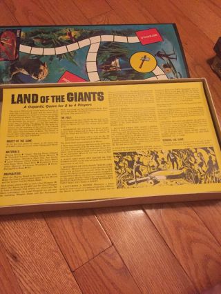 Vintage Land Of The Giants Boardgame By Ideal Toy Corp 1968 Very Rare 5