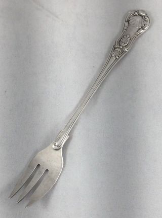 Set Of 6 Kings Pattern By Gorham Silver Plate Cocktail Forks