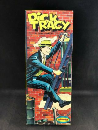 Vintage 1968 Aurora Dick Tracy Plastic Model Kit 818 - 100