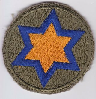 66th Cavalry Division Us Army Patch Wwii Ww2 Ssi Cut Edge