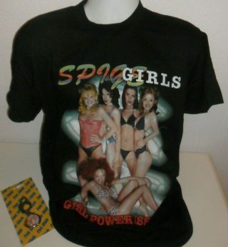 Vintage 90s Spice Girls T - Shirt Sporty Baby Ginger Posh Scary Xl X - Large