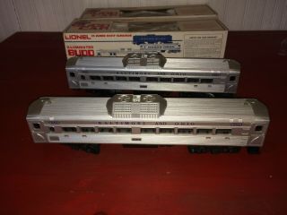 Vintage Lionel Baltimore & Ohio B&O 8764 Illuminated Budd Cars in Boxes 5