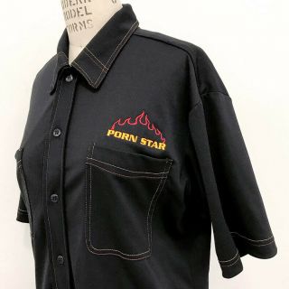 ⭕ 90s Vintage Porn Star Flame Shirt : Skate Board Hook - Ups Heroin Hardcore Punk