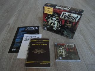 Fallout 1 (1997) - Rare Collectors Big Box - Complete - Great Cond.