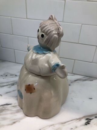 Vintage Brush Raggedy Ann Cookie Jar 2