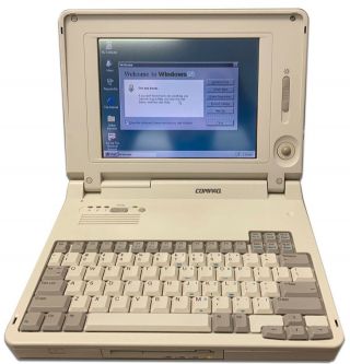 Vintage Compaq 2850b Lte Elite 4/75cx Notebook Laptop Pc Portable Computer Usa