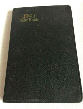 Vintage Handwritten Leather Bound Diary 1947 And 1975 Same Author Farm Wife