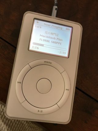 Apple Ipod Classic 1st Generation,  10gb - Rare & Perfectly