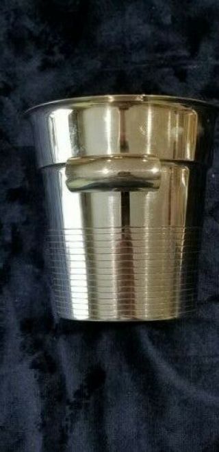 Vintage French Silver Ice Bucket,  1920 ' s 2