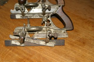 2 Vintage Stanley No.  45 Combination Plane with cutters 2