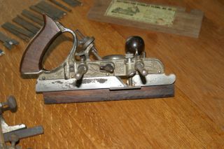 2 Vintage Stanley No.  45 Combination Plane with cutters 5