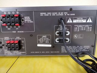 Vtg JVC RX - 515VTN Digital Surround Sound Amplifier Receiver w/ Remote Bundle 5