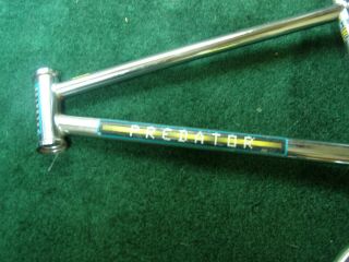 Vintage 1983 Schwinn Predator P2200 BMX bike frame and fork set. 2