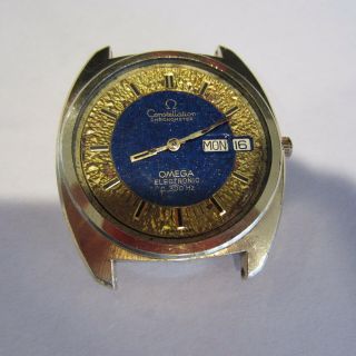 Vintage Mens Omega Constellation Chronometer Electronic F300 Hz Watch