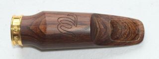 Rare Theo Wanne Parvati Tenor Sax Mouthpiece 10 Facing 130 Tip In Stable Wood