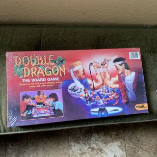 Very Rare Double Dragon Board Game Based On Hit Video Game From 1989
