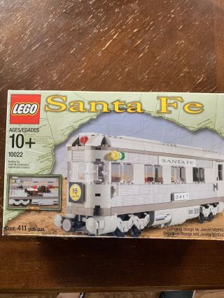 Open Box Lego 10022 Santa Fe Train Car (3 In One Models) Rare Set