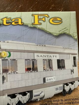 Open Box Lego 10022 Santa Fe Train Car (3 in one Models) Rare Set 4