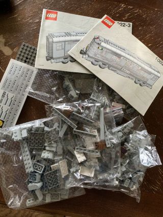 Open Box Lego 10022 Santa Fe Train Car (3 in one Models) Rare Set 6