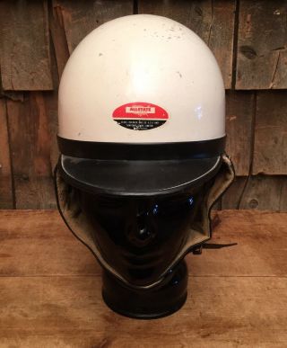 Vintage Allstate Sears Roebuck And Co Scooter Motorcycle Helmet Safety Gear