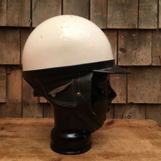 Vintage ALLSTATE Sears Roebuck And Co Scooter Motorcycle Helmet Safety Gear 3