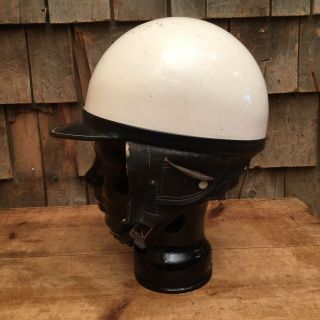 Vintage ALLSTATE Sears Roebuck And Co Scooter Motorcycle Helmet Safety Gear 5
