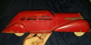 Vintage Wyandotte LaSalle 1930 ' s sedan pressed steel toy car 2