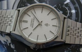 Rare Vintage Seiko Grand Quartz Dial Model 4840 - 8040 Japan Made Watch