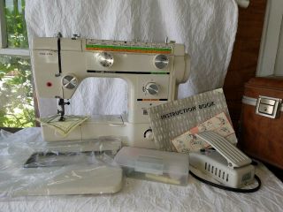 Janome Vintage 612 Sewing Machine Dial A Stitch Heavy Duty Accessories Look