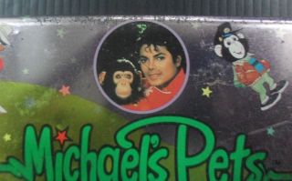 KING OF POP Michael Jackson’s Pets Vintage 1987 JAPAN KID Pencil Box MEGA RARE 2