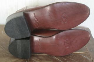Vintage Florsheim Brown Leather Side Zipper Ankle Beetle Boots Mens 9.  5 D 4