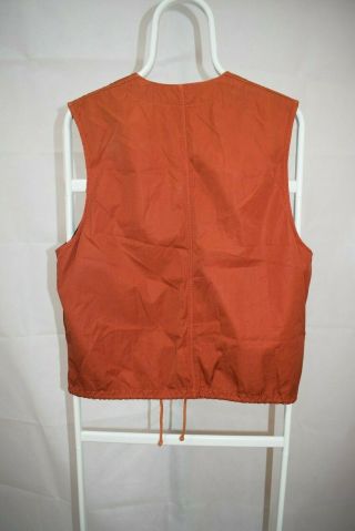 RARE CP Company Vintage Orange Vest Jacket Size 48 M Massimo Italy 2