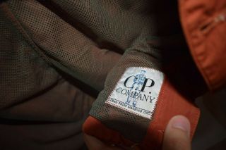 RARE CP Company Vintage Orange Vest Jacket Size 48 M Massimo Italy 4