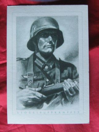 Wwii Orig.  Old German Postcard 1937 (2)