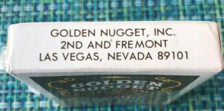 Rare Brown Golden Nugget Playing Cards Deck Cellophane Torn. 4